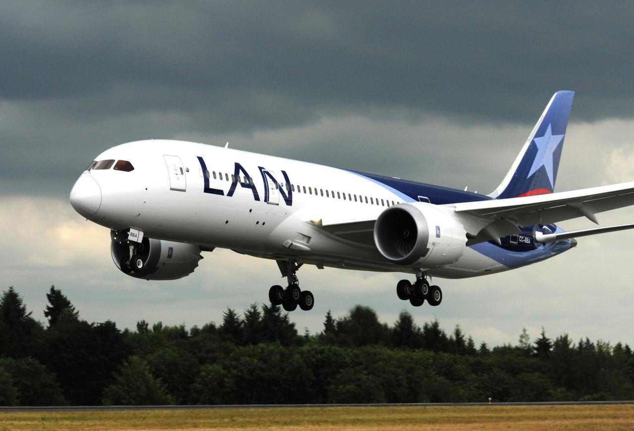 LAN Airlines Welcomes First Boeing Dreamliner 787-9 to South America