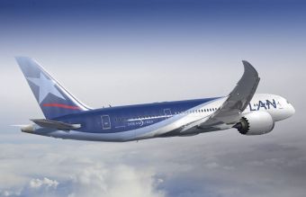 LAN Airlines to Offer South America Service on Boeing 787-9 Dreamliner