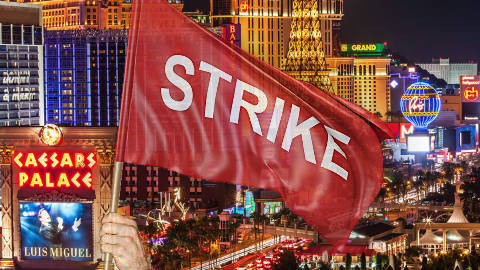 Casino Workers in Las Vegas Threaten to Go on Strike