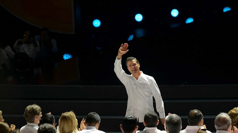 Mexican President Enrique Peña Nieto at the grand opening of the Tourism Tianguis in Acapulco President Peña Nieto Receives the Excelencias Mexico Awards
