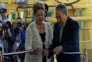Brazilian, Cuban Presidents Inaugurate Phase One of the Mariel Port