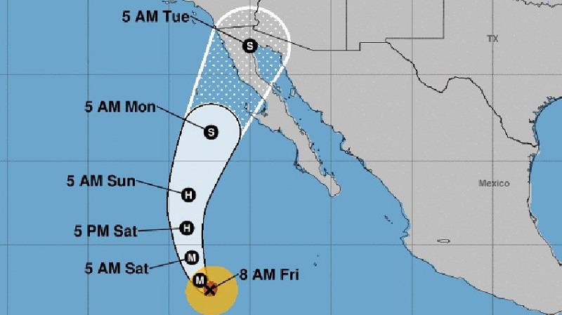 Hurricane Rosa to Make Landfall in Mexico on Tuesday