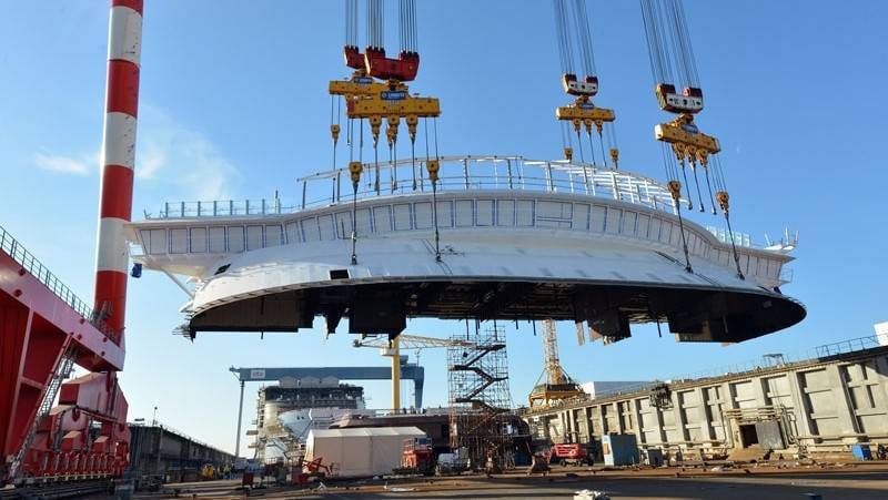 Construction of Royal Caribbean’s New Quantum Ultra Vessel Begins