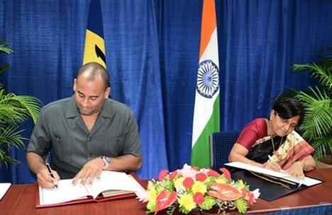 Barbados, India Sign Air Services Agreement
