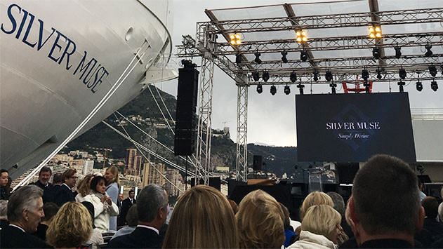 Silversea’s Silver Muse Ship Christened in Monaco
