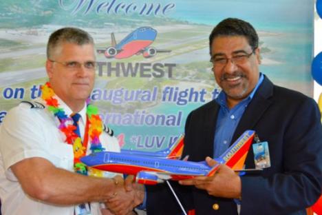 Southwest Airlines Welcomed to Jamaica
