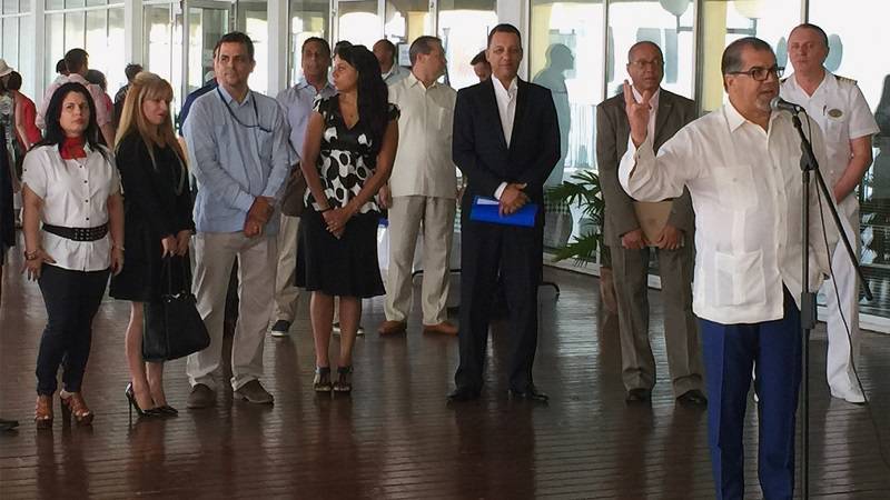 Norwegian Sky Docks in Havana