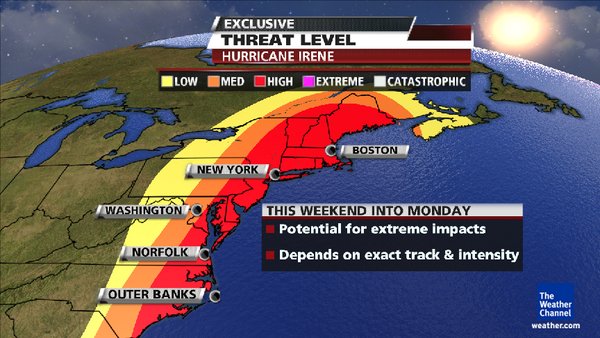 Tourists Weigh Options as Hurricane Irene Approaches
