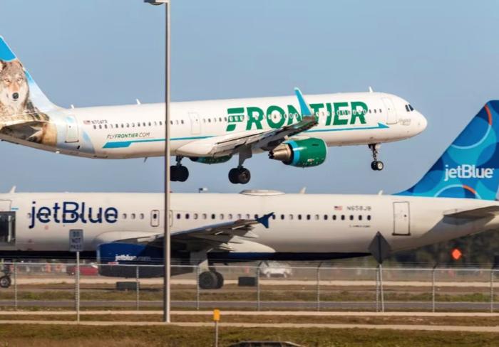 Frontier and JetBlue