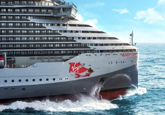 Valiant Lady docked at Port Saint John, New Brunswick