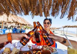 Chinese tourists in Cancun