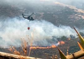 Colombia wildfires