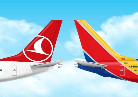 Southwest Airlines Turkish Airlines